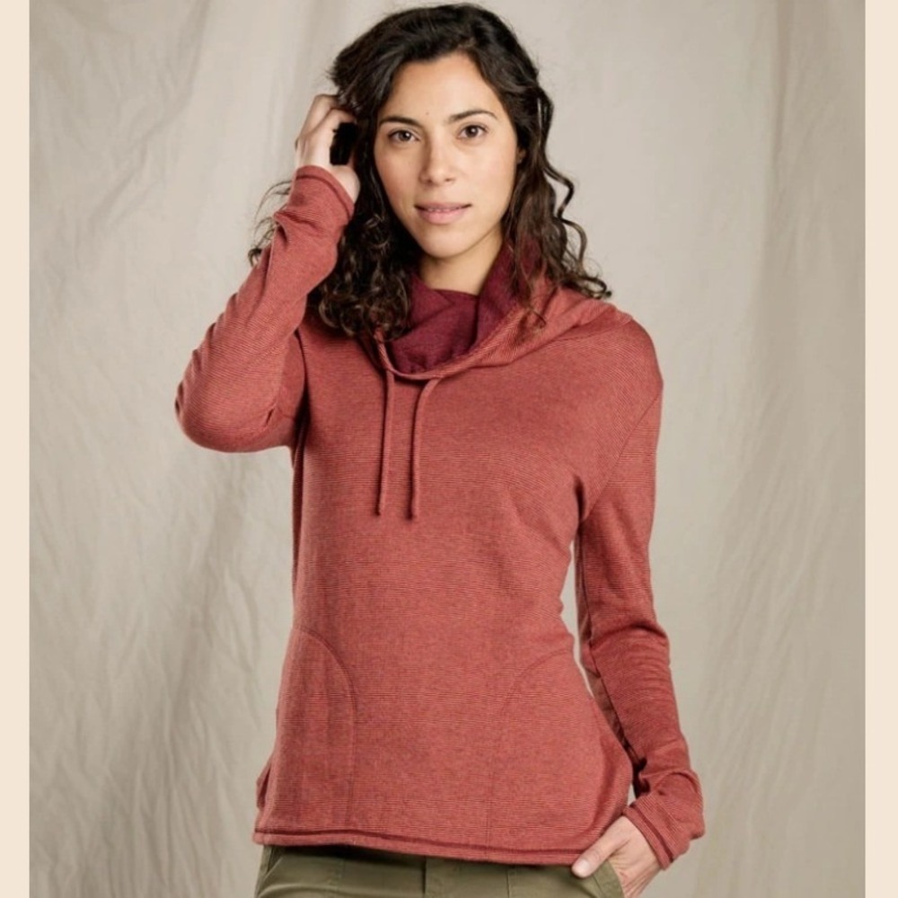 Toad & Co organic cotton spring pullover tinic xs gorpcore